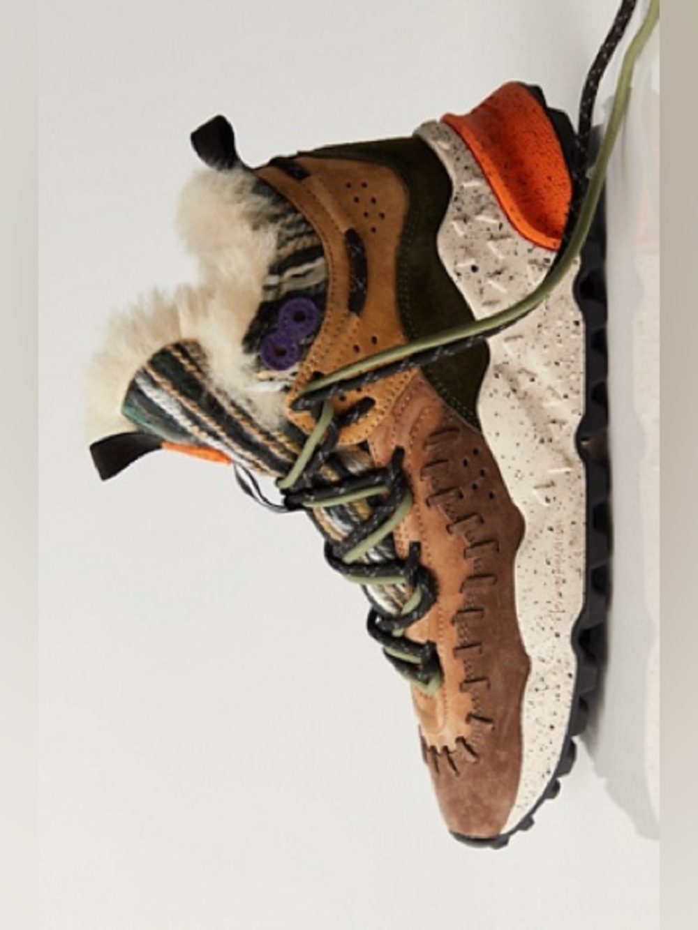 Free People Flower Mountain Mori Mid Shearling Sneakers
